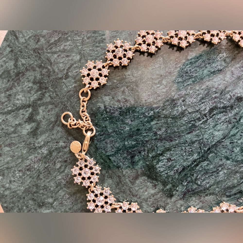 J. Crew snowflake-like design necklace - Picture 6 of 7